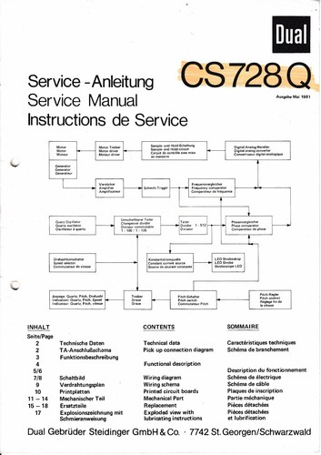 Service manual guide for - service, dual