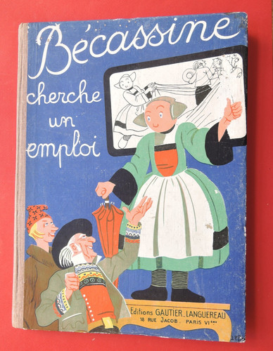 Bande dessinée bécassine - dessinée,