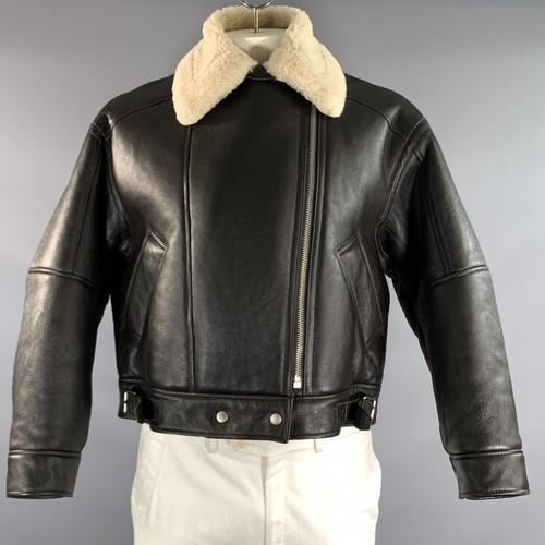 Acne studios veste cuir - acne, marron