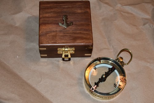 Nautical maritime brass map - nautical,