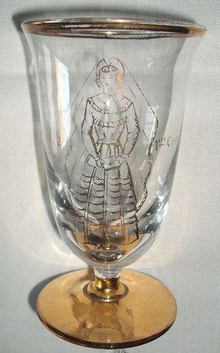 Ancien verre communion sur - verre,