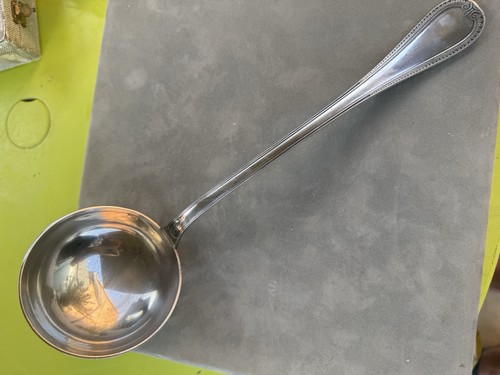 Argenterie louche potage - a,