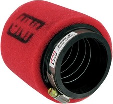 UNI 2 3/4in. Id Droit (70mm) Two-Stage Pod Filtre - 4in. Longueur Moto