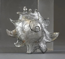 Sculpture Claude Picasso Pour Christofle Brouillet Le Soleil Métal Argenté 