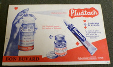BUVARD -PUBLICITAIRE  Pludtach détacheur simple Laboratoires Lepasq Lyon
