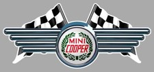 MINI COOPER Flags Sticker