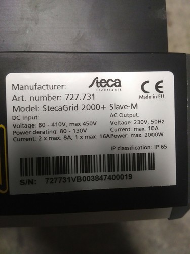 Solar inverter steca grid2000 - inverter, grid2000+