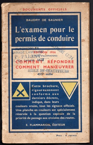 Examen pour permis de - permis,