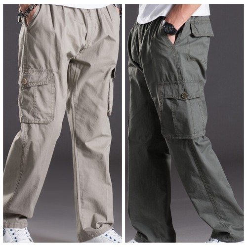 Pantalons cargo baggy ample - pantalons,