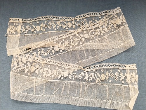 Dentelle ancienne tulle - dentelle,