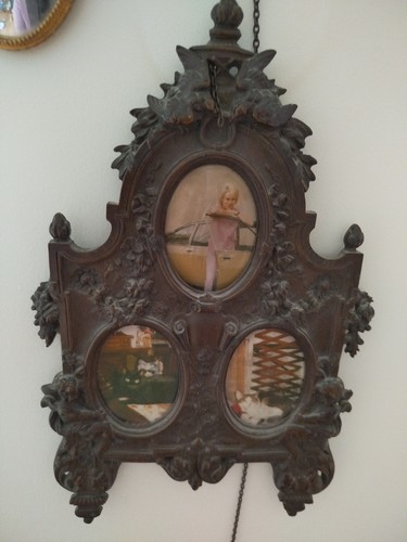 Cadre photo ancien bronze - cadre, en