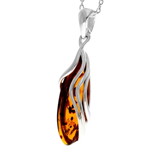Pendentif moderne argent - pendentif,