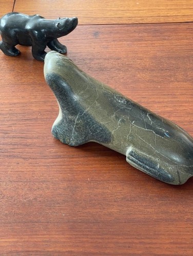 Vintage sculpture inuit - sculpture,