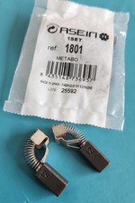 Jeu De 2 Balais de Charbon Asein 1801 pour Metabo 6,3x8x15 mm Neuf 