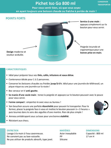 Pichet isotherme iso go - ,