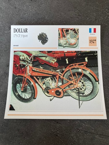 Carte fiche moto collection - fiche,