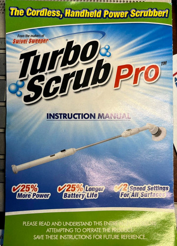 Turbo scrub pro cordless - pro,