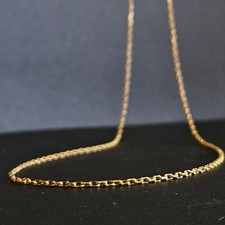 Collier chaîne maille forçat