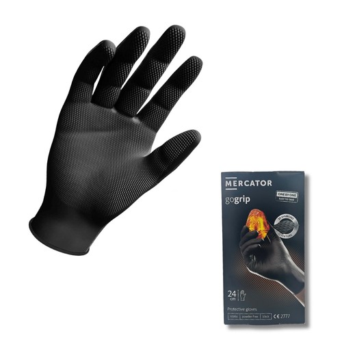 Gant nitrile noir gogrip - nitrile,