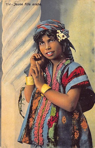 Tunisie jeune fille arabe - fille,