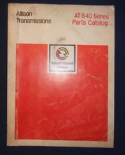 Detroit Diesel Allison En 540 Séries Transmission Pièces Manuel Livre Catalogue
