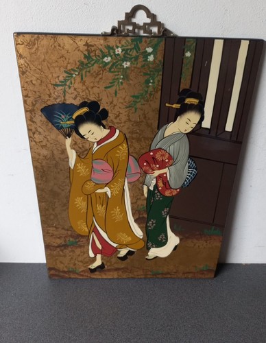 Peinture tableau sur bois - tableau,