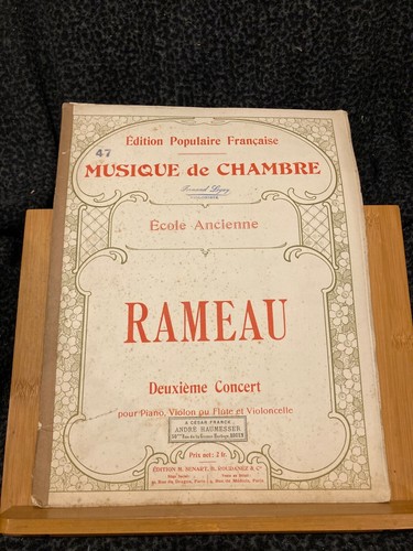 Rameau deuxième concert - rameau, pour