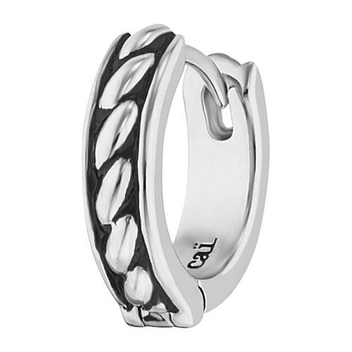Cai men créole argent massif - argent,