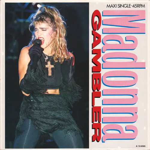 Madonna gambler single - gambler, vinyle