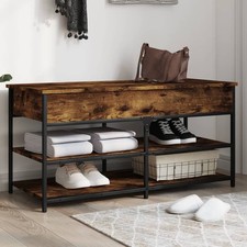 Banc à chaussures sonoma gris 70x42,5x50 cm bois d'ingénierie banc vidaXL