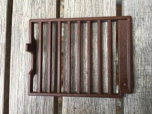 Grille marron cage - marron, cale