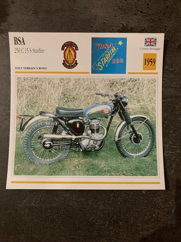 Carte fiche moto - fiche,