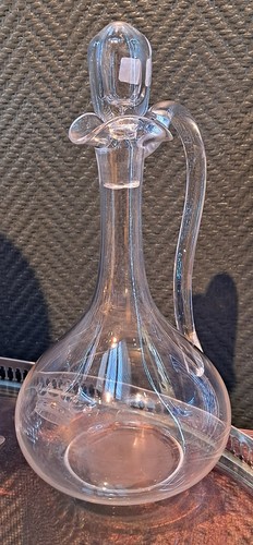 Carafe cristal gravé - en,