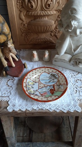 Ancienne assiette decor - ancienne,