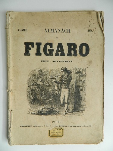Almanach figaro année 1858 - figaro,
