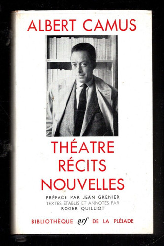 Pléiade albert camus - pléiade.,
