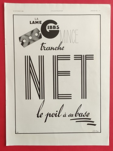 Publicité presse lame de - presse:,