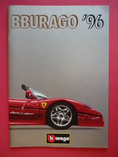 Catalogue burago 1996 - 1996,