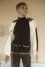 PULL TUNIQUE  MARRON / BEIGE