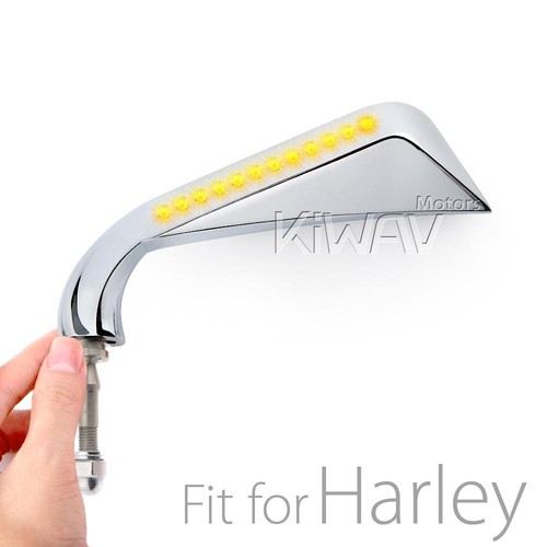 Rétroviseurs axe chromé led - rétroviseurs,
