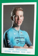 CYCLISME carte cycliste JONAS GREGAARD équipe ASTANA PREMIER TECH 2021