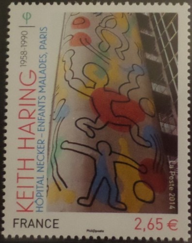 France 2014 timbre 4901 keith - 2014,