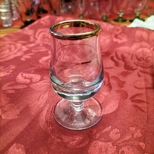Verre goutte ancien - verre,