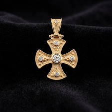 Pendentif croix byzantine