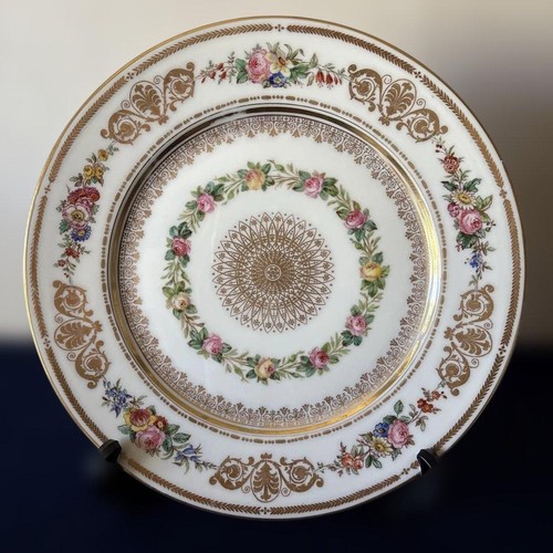 Assiette sevres motif floral - motif,