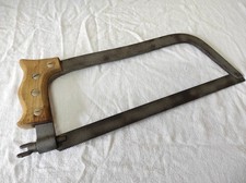 Ancienne Scie de Boucher lame de 37cm