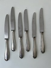 Ensemble de 6 couteaux de table Métal argenté Gulden