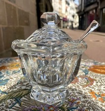 SUPERBE CONFITURIER EN CRISTAL