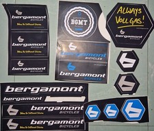 Lot Stickers Bergamont Bycicle