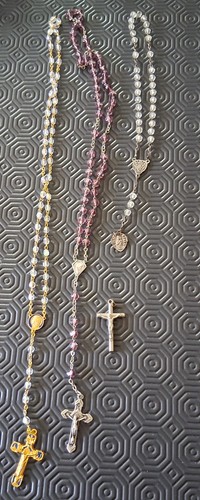 Anciens chapelets perles de - perles,